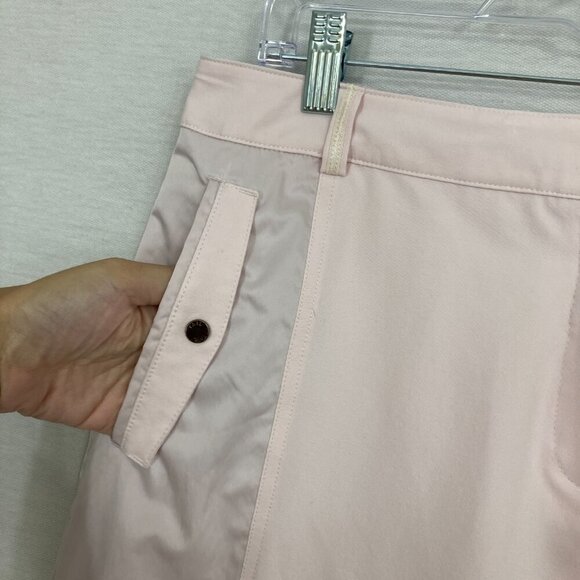 Tail Light Pink Lace Detail Soft Lightweight Activewear Capri Pants size 14 Golf - Picture 5 of 11